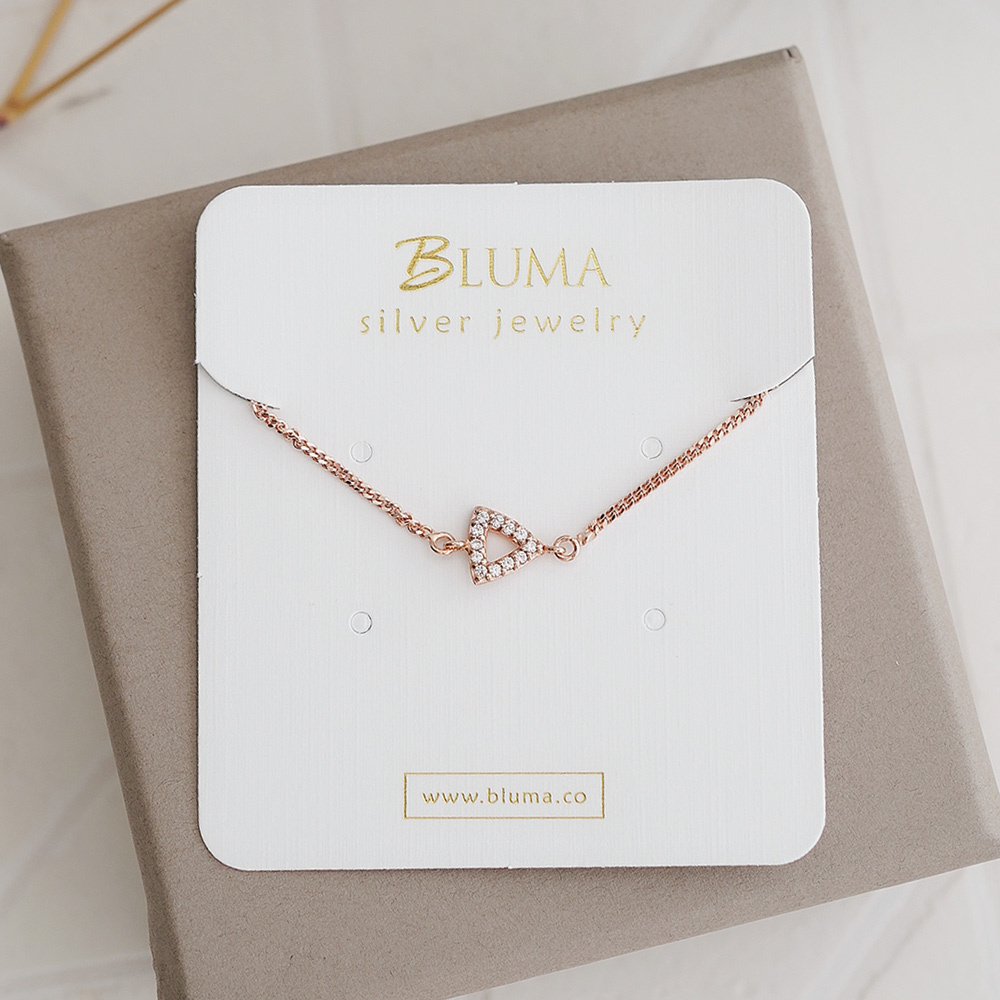 午茶佳人純銀手鍊(玫瑰金)/DB708| 精緻鋯石 輕奢女生手鏈 母親節禮物 情人節禮物