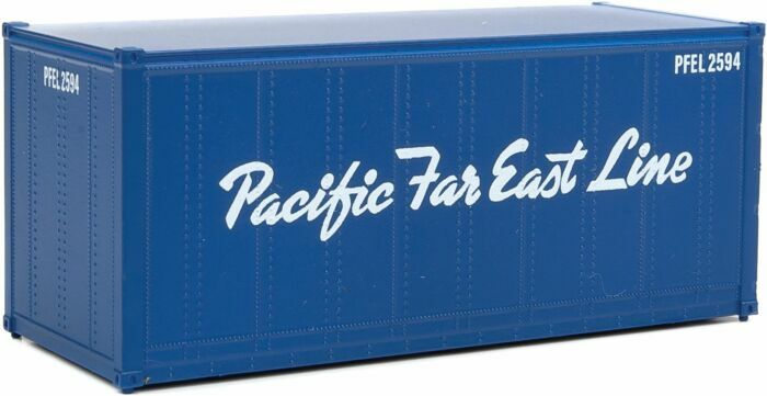 SceneMaster 949-8666 HO規 20呎貨櫃 太平洋遠東線 藍白