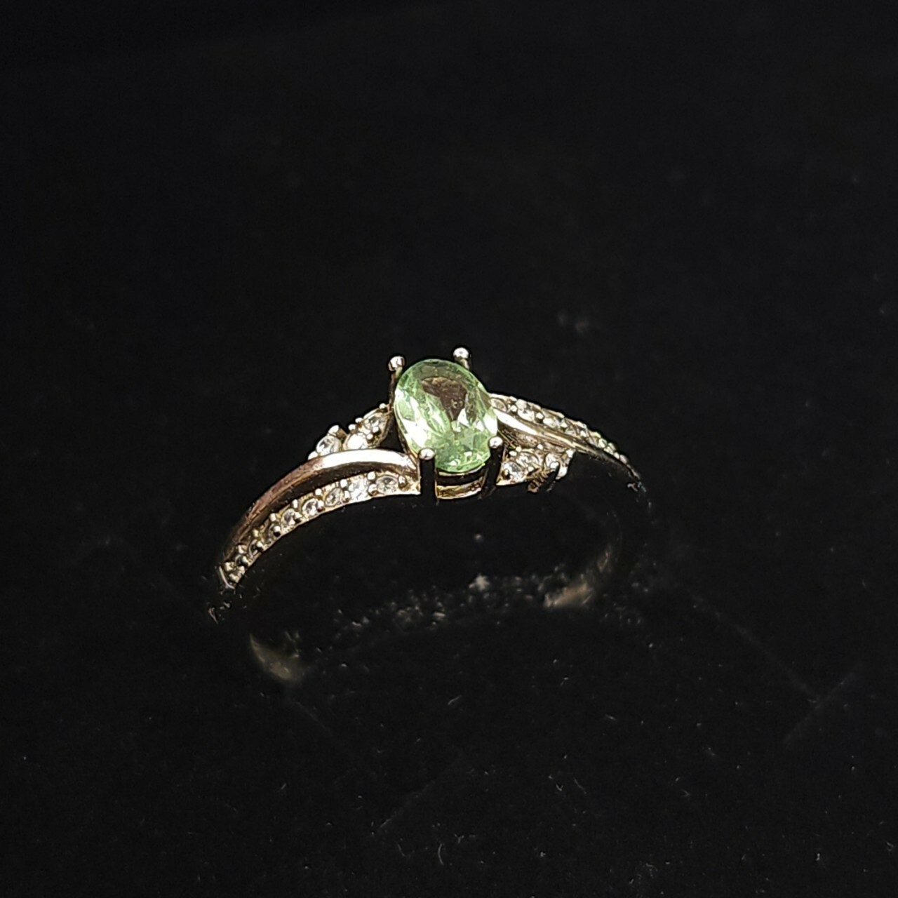 925銀戒指 沙弗萊戒指