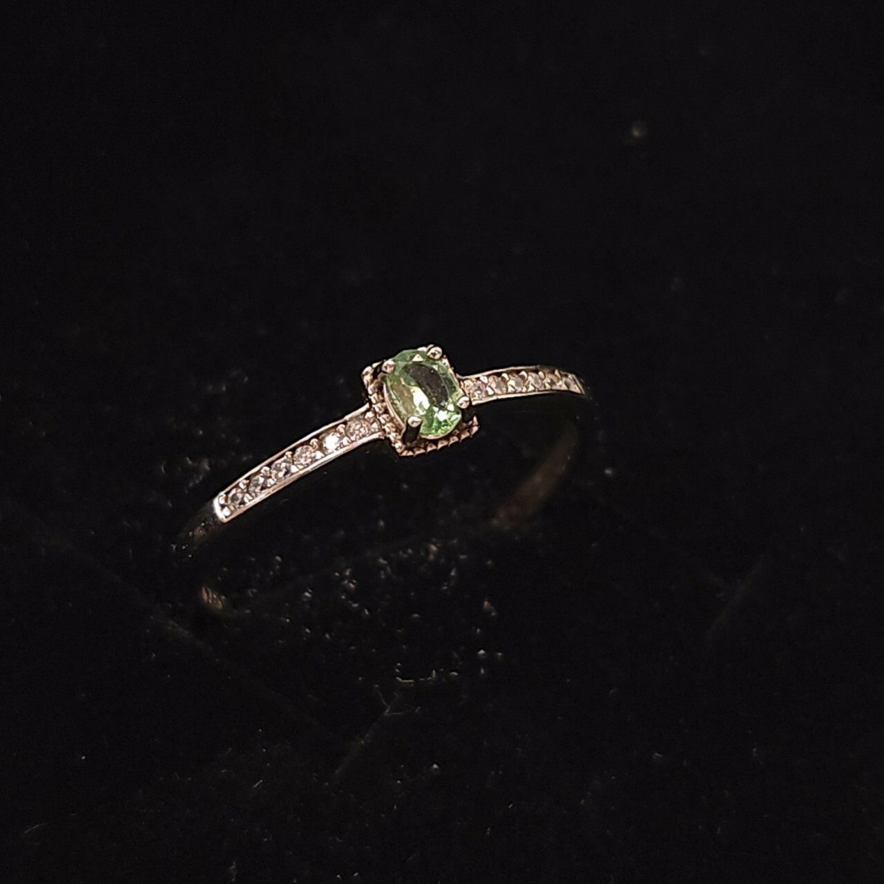 925銀戒指 沙弗萊戒指