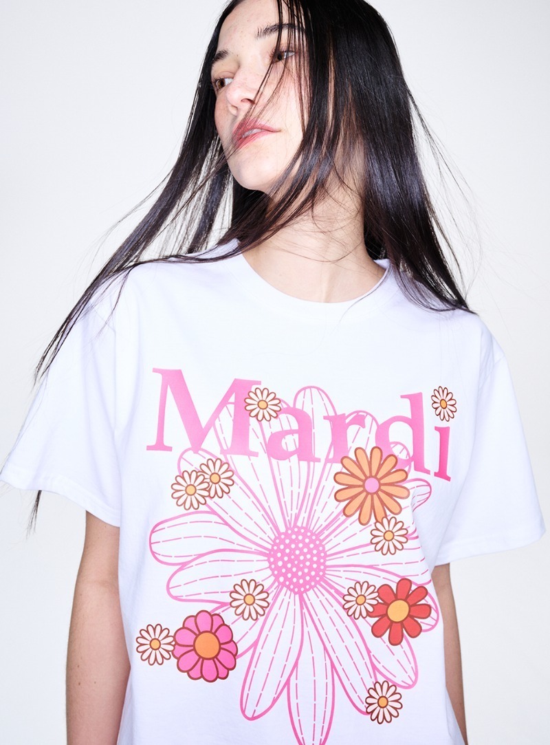★MARDI MERCREDI★TSHIRT FLOWERMARDI BLOSSOM★ Mardi Mercredi] Flowermardi Blossom T-Shirt (8 Color) *2025