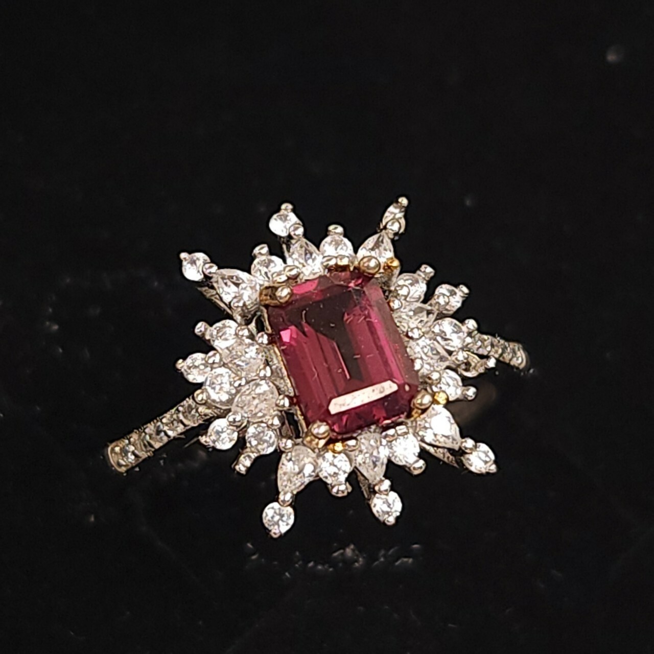 925銀戒指 紅石榴石戒指