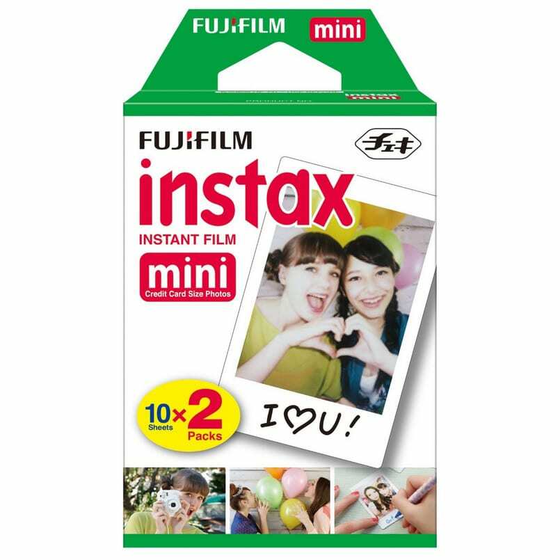 FUJIFILM INSTAX MINI 富士即影即有菲林相紙 10/20張 (白邊框孖裝)