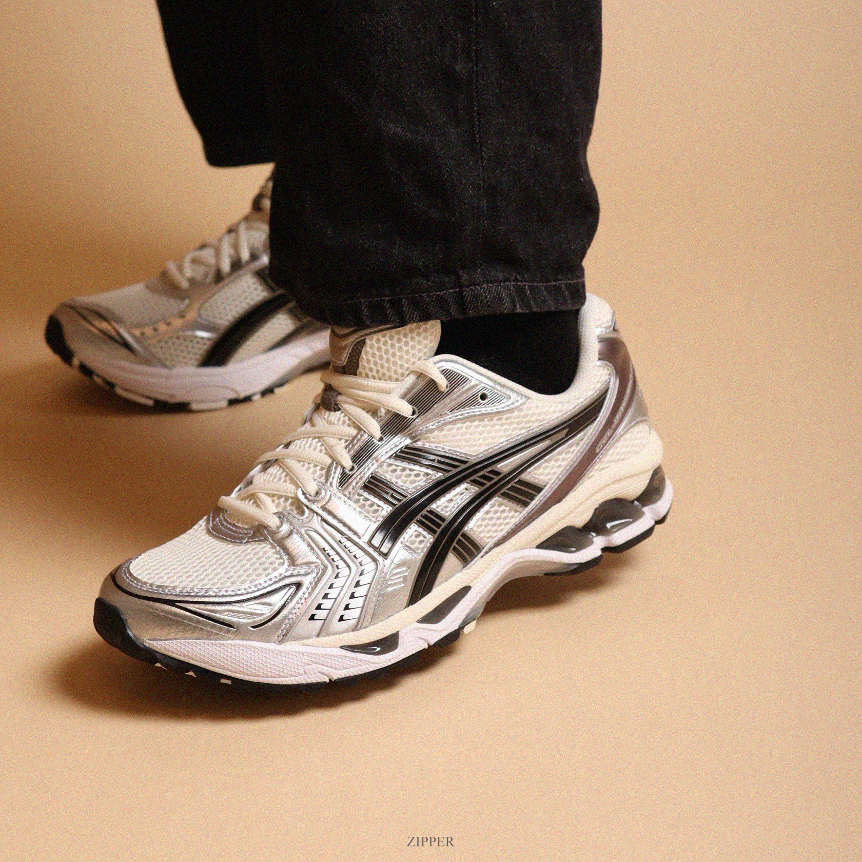 Asics Gel-Kayano 14 Cream Black 銀紫1201A019-108-019