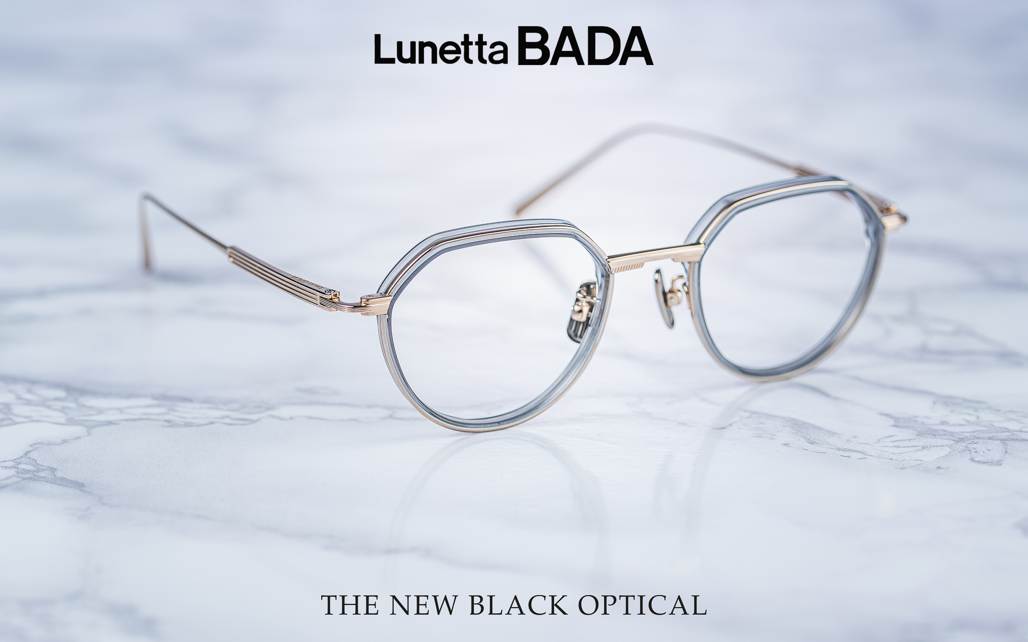 【Lunetta Bada 灰金 皇冠形混合架 67/01 到荷！Handmade In Japan】