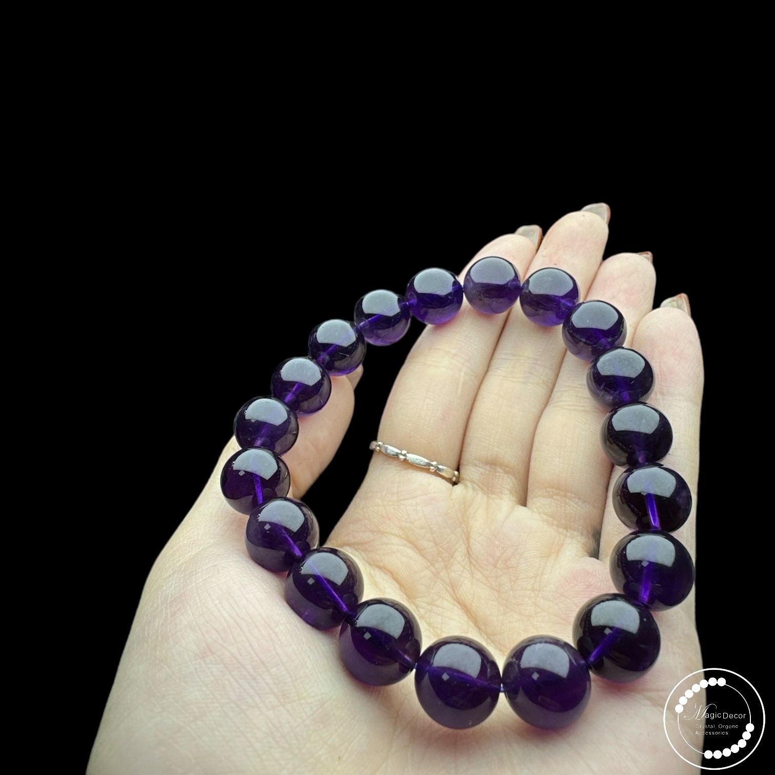 251001 - G28 10mm+傳承級烏拉圭紫水晶手串