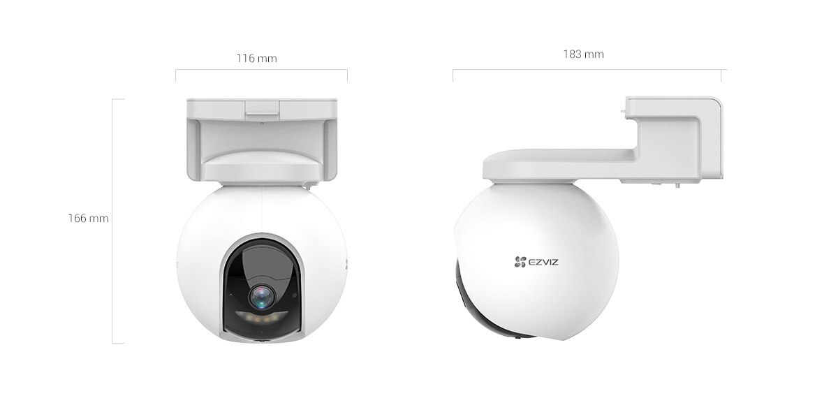 Ezviz HB8 4MP 2K Battery Wire-Free Pan & Tilt Wi-Fi Camera