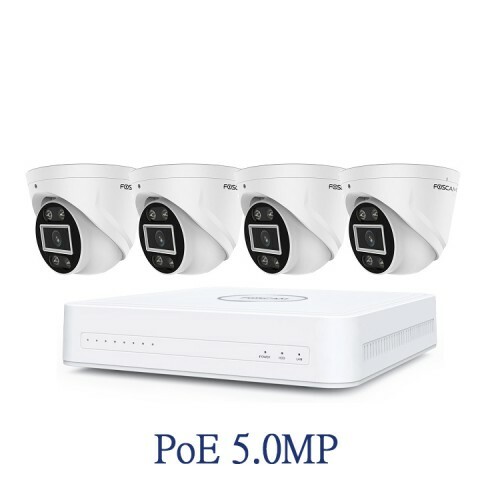 Foscam 5MP FN8108HE (8 Ch NVR) + T5EP(5MP Camera) PoE Camera Set 8路超清網絡錄影機優惠套裝