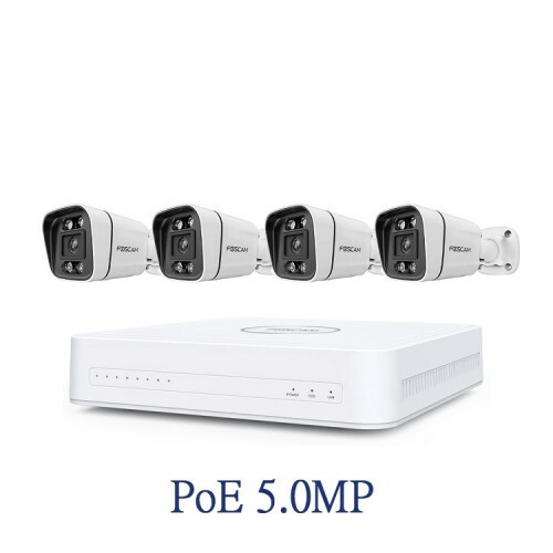 Foscam 5MP FN8108HE(8 Ch NVR) + V5EP(5MP Camera) PoE Camera Set 8路高清網絡錄影機優惠套裝