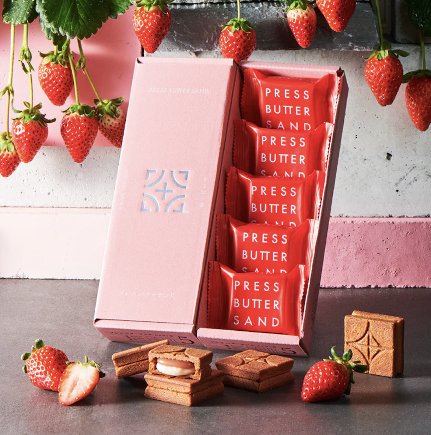 Press Butter Sand｜草莓