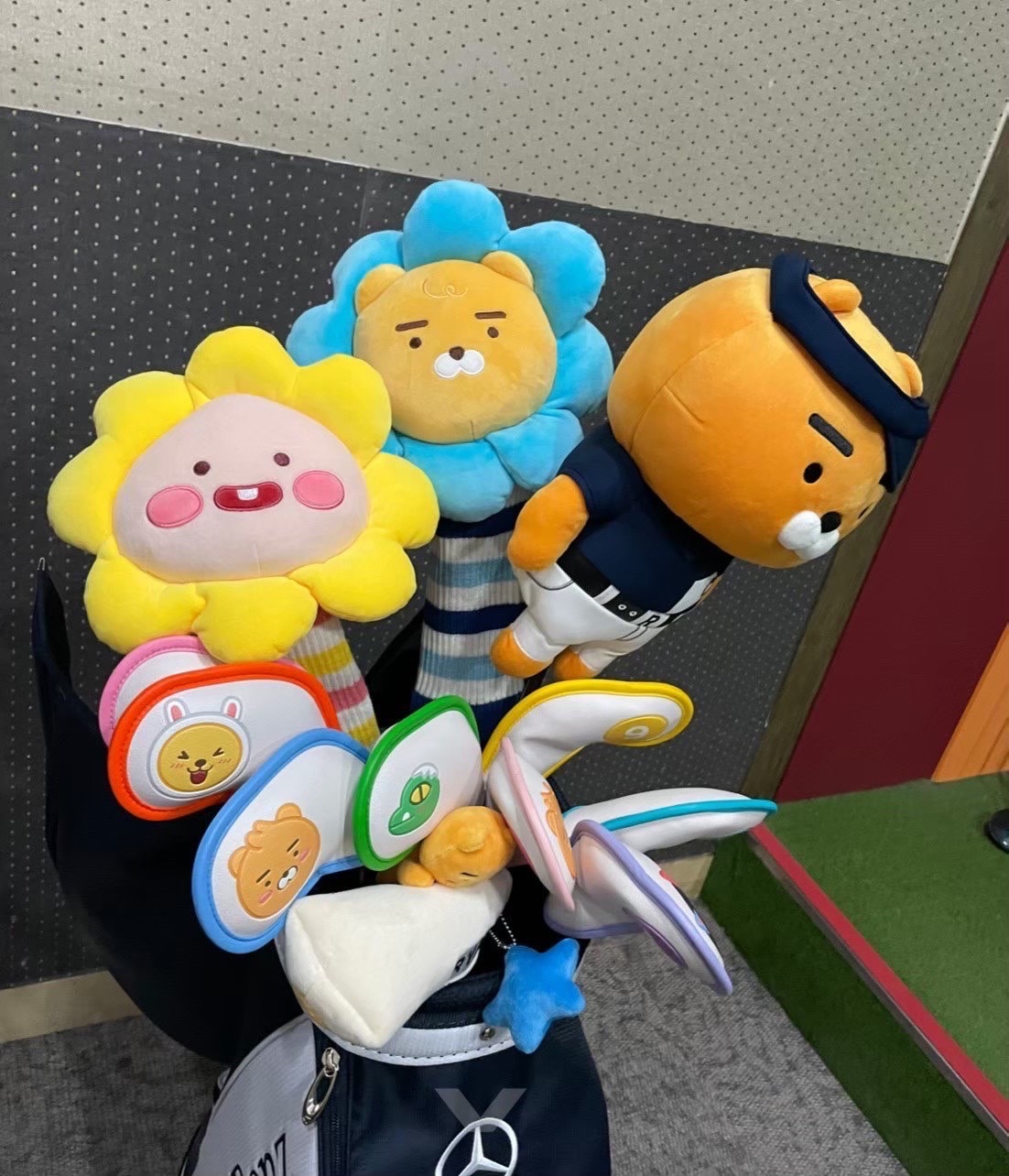 韓國正品Kakaofriend 好朋友一起的高爾夫球鐵桿桿套/IRON COVER/MWA112037