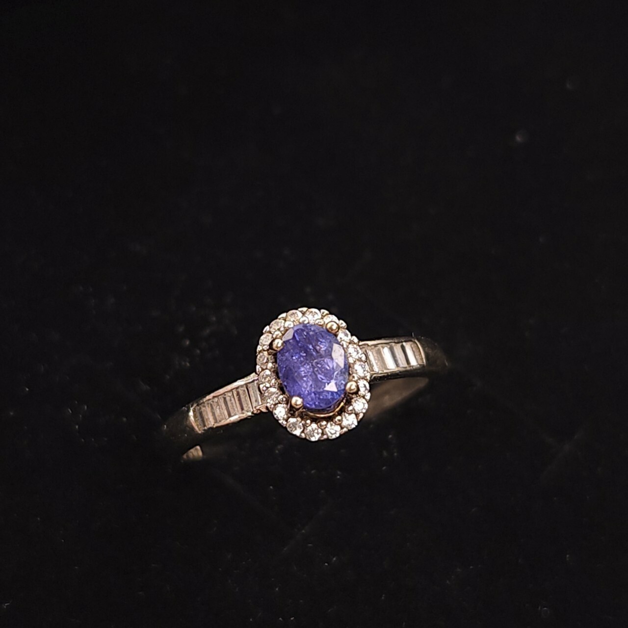 925銀戒指 坦桑石戒指