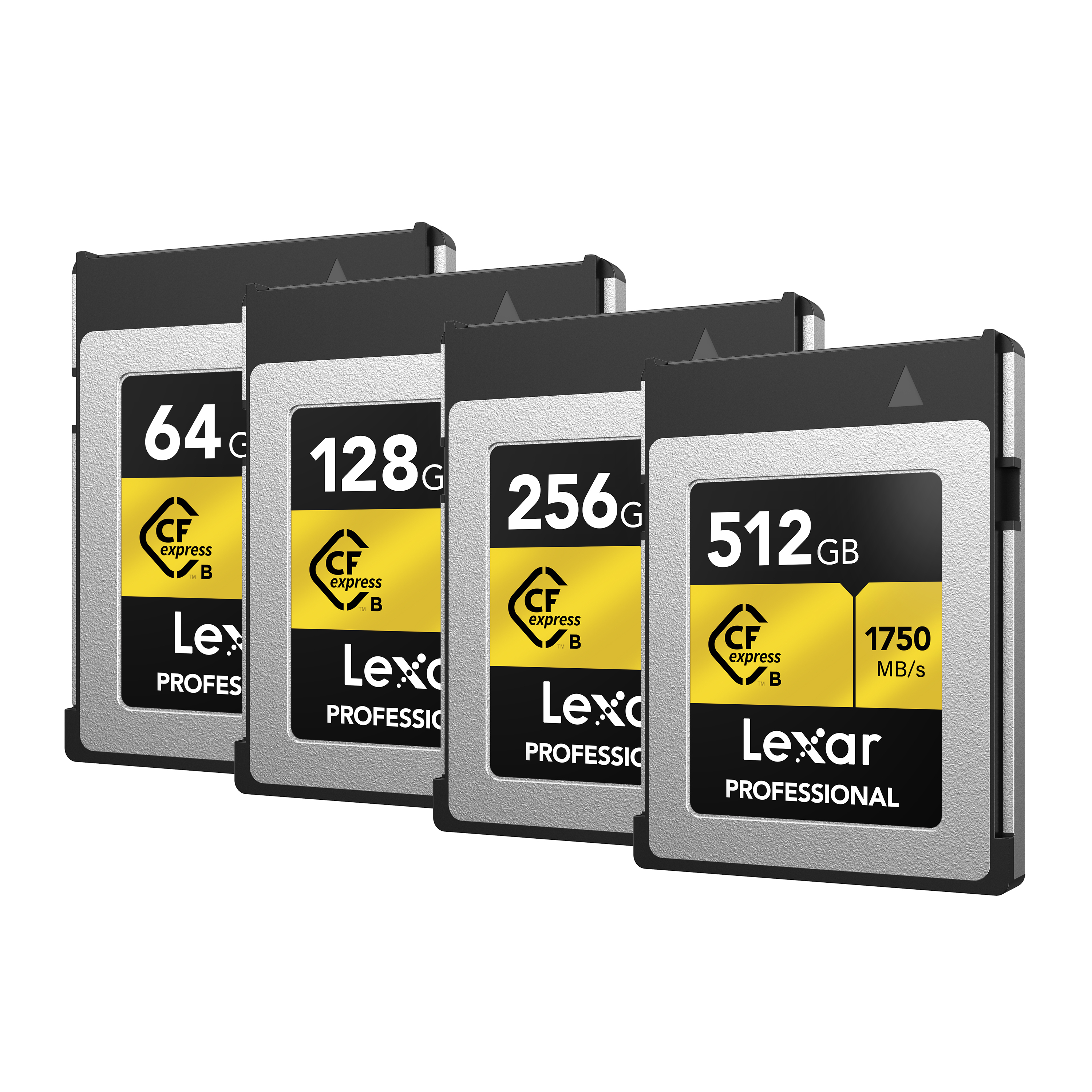 Lexar® Professional CFexpress™ Type B Card GOLD Series 64GB / 128GB / 256GB / 512GB / 1TB / 2TB