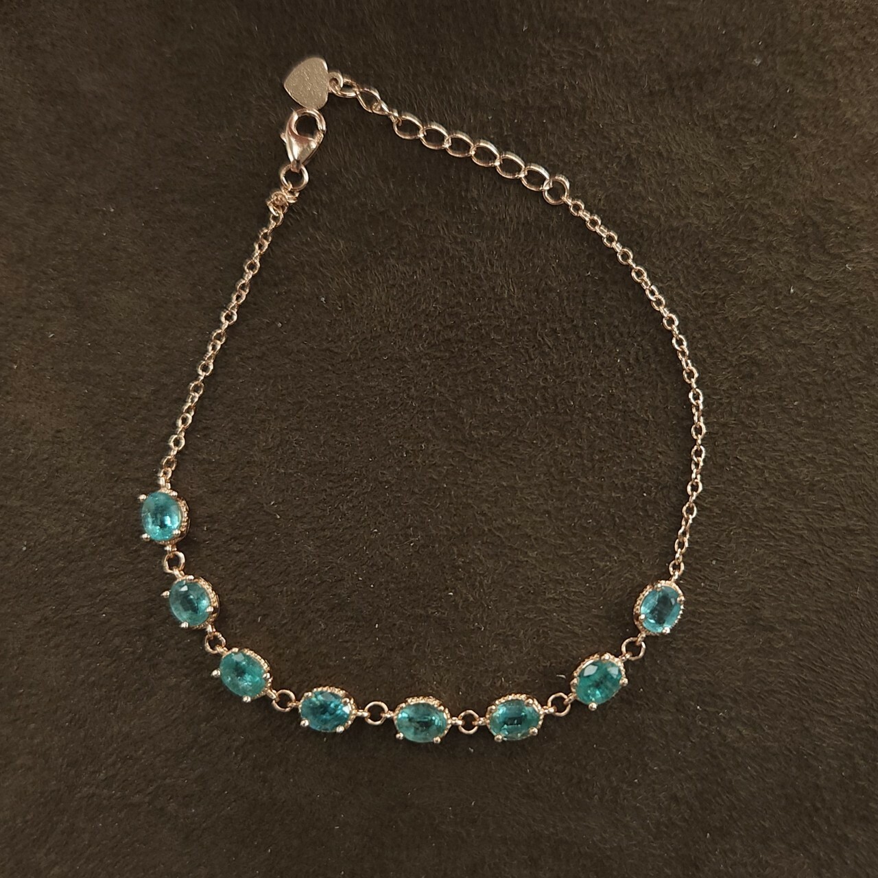 925銀手鍊 滿滿8顆祖母綠手鍊