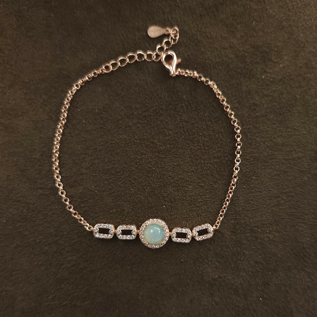 925銀手鍊 蛋白石手鍊