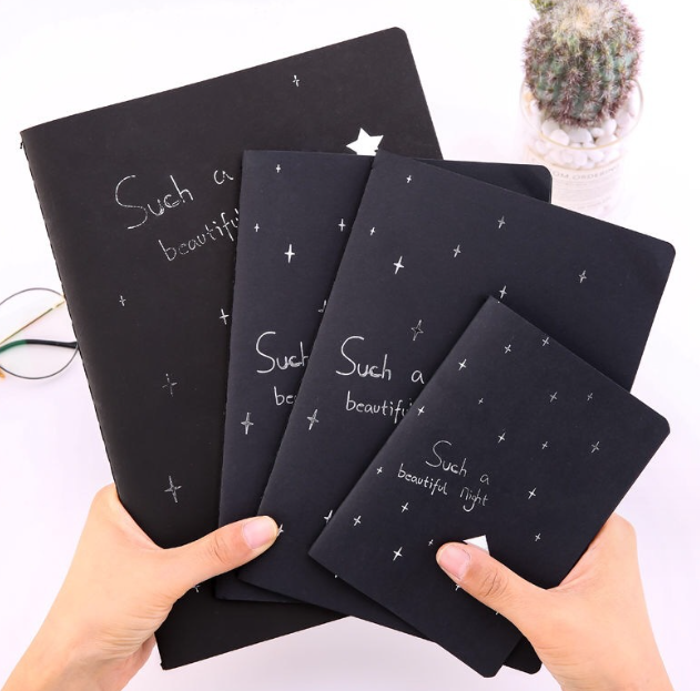 网红黑卡纸本 DIY创意涂鸦本黑书