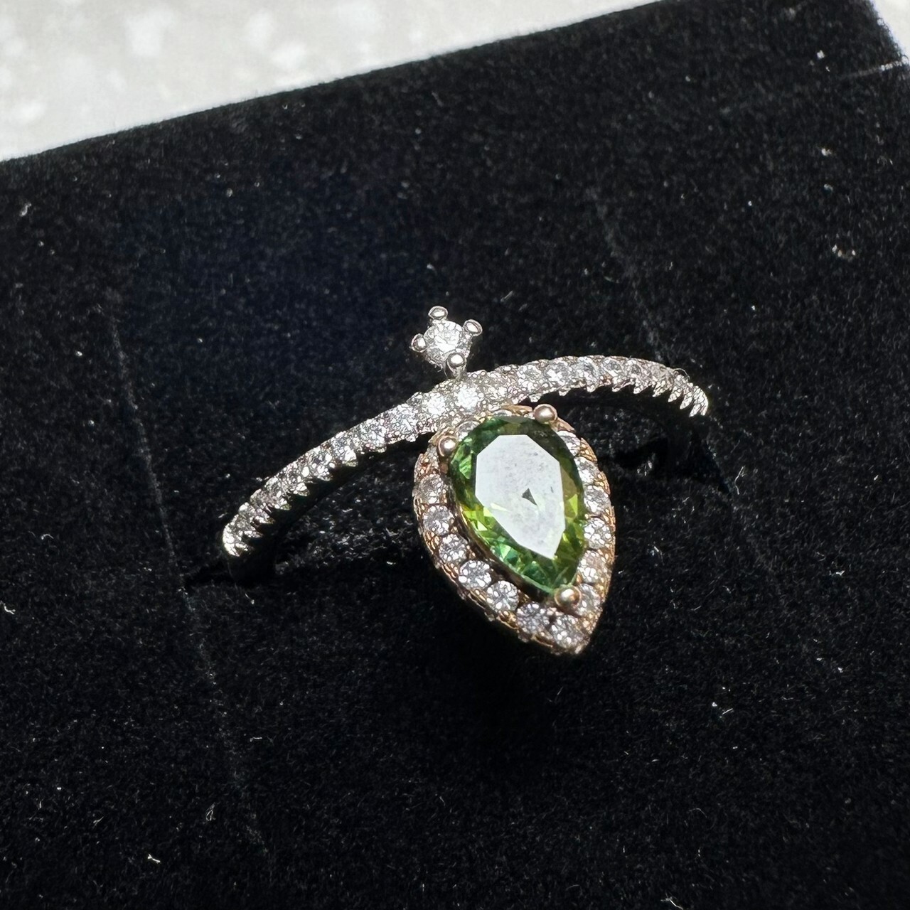 925銀戒指 橄欖石戒指