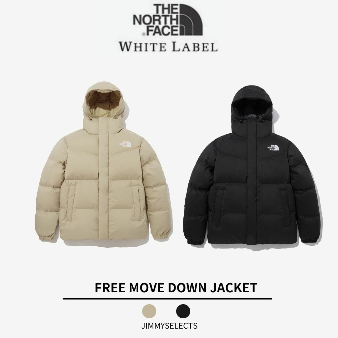 THE NORTH FACE 白標 FREE MOVE 高領 連帽 羽絨外套 NJ1DP52