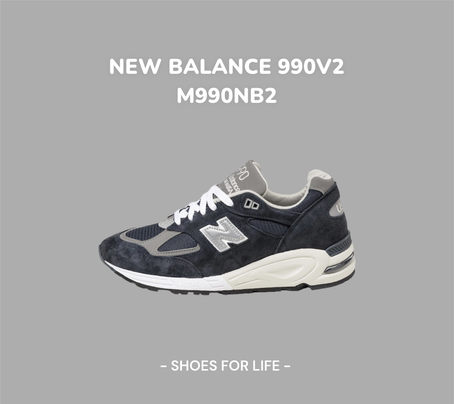 低価格 ①New M990BL2, 990V2 New Balance 990V2 & Black Balance 25.5 ...