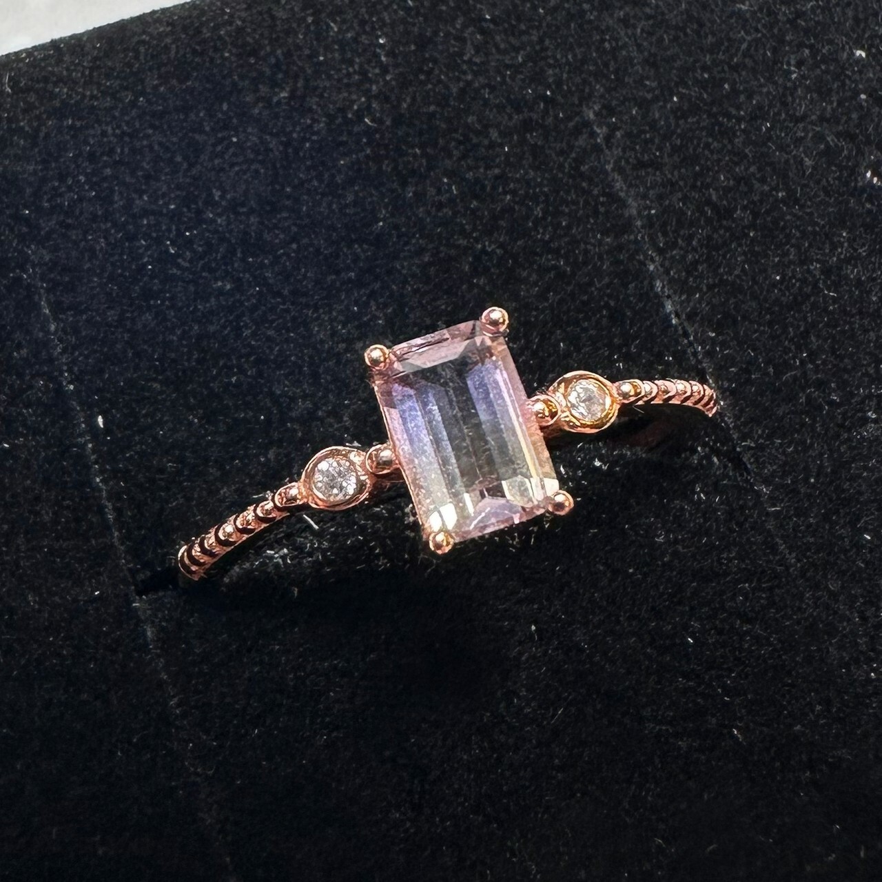 925銀戒指 典雅紫黃晶戒指