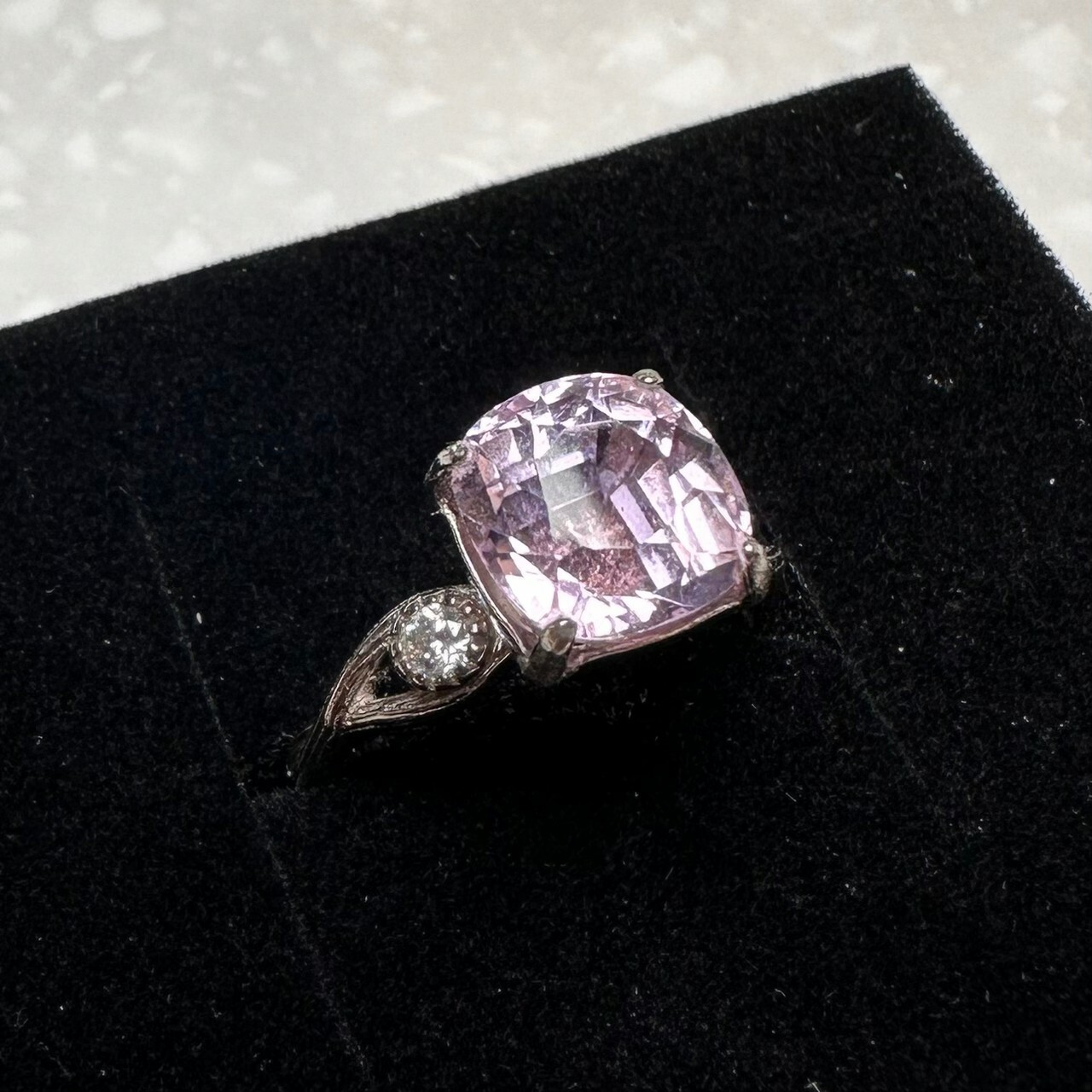 925銀戒指 絕美孔賽石戒指