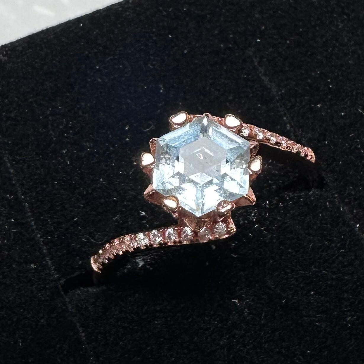 925銀戒指 藍托帕石戒指