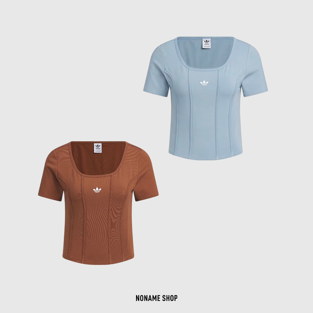 ADIDAS ORIGINALS CORSET 魚骨 合身 短T 兩色 (女款)