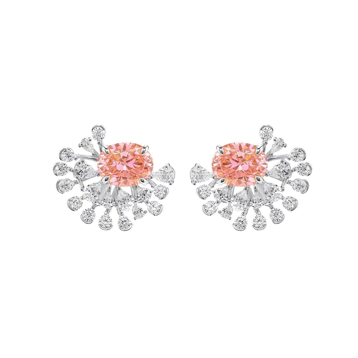 日落散花 925銀耳環