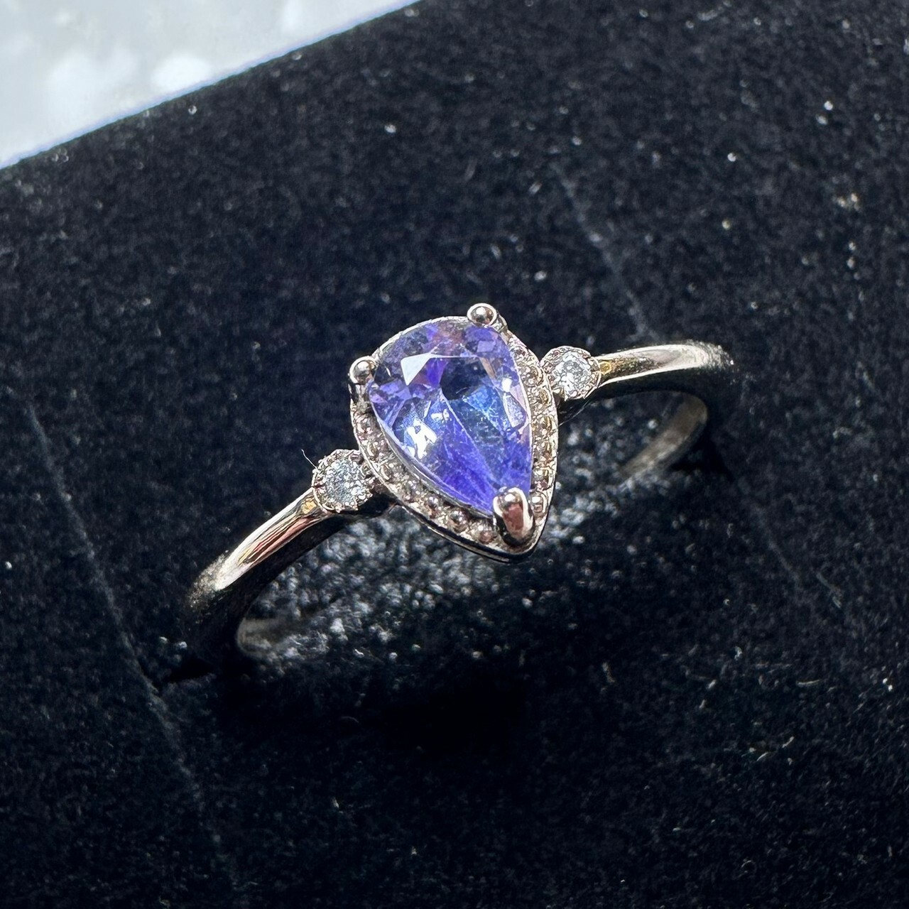 925銀戒指 坦桑石戒指