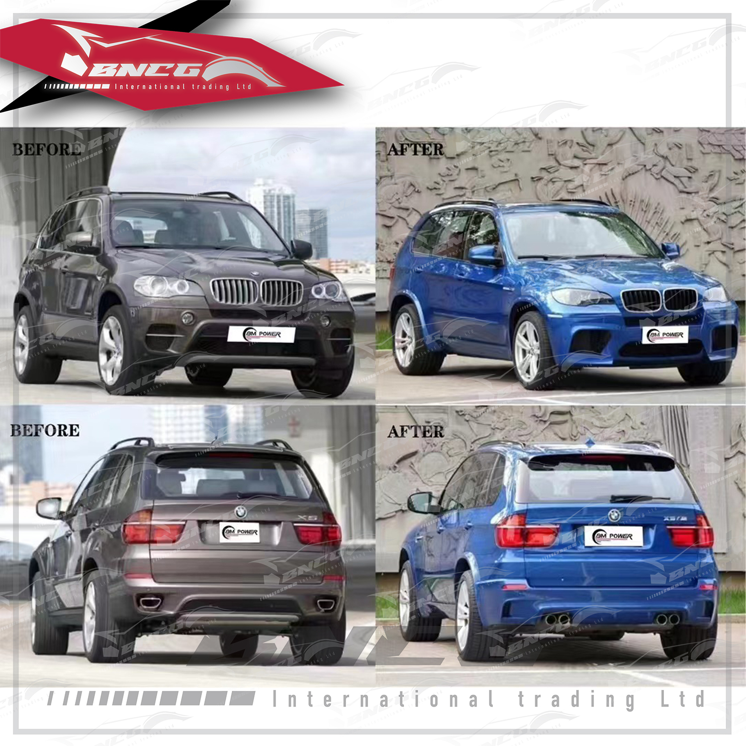 寶馬 BMW SUV系列 X5 E70 改 X5M 大包圍 前保桿 後保桿 輪弧
