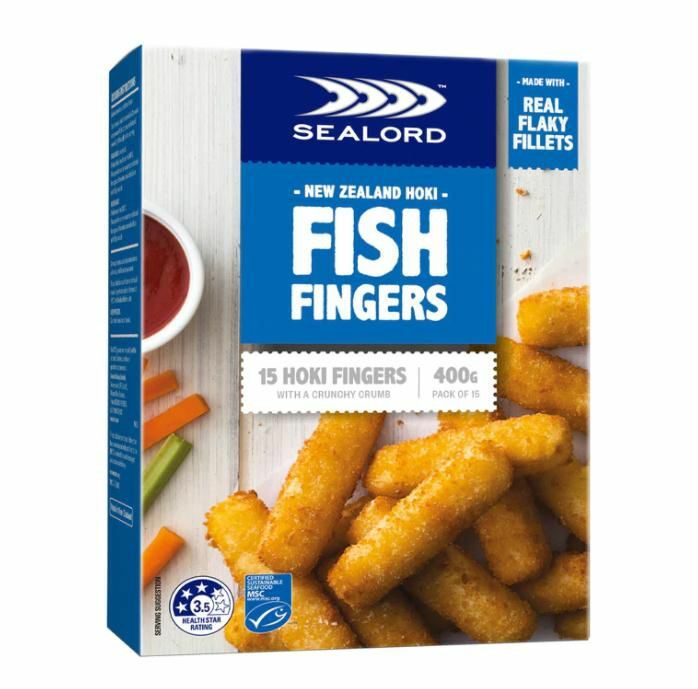 New Zealand Sealord cod fingers, about 400g (15 pieces）