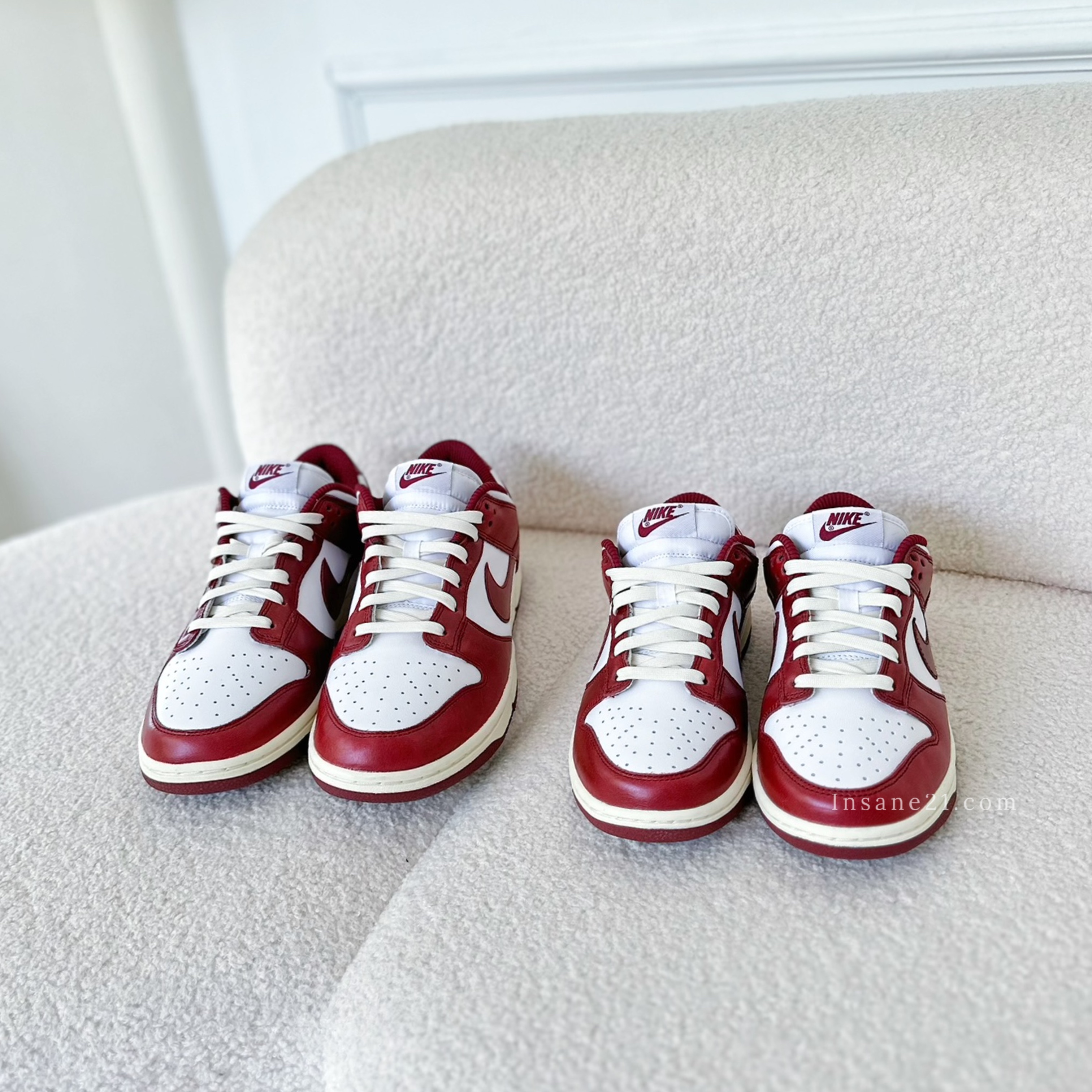 NIKE DUNK LOW PRM TEAM RED 奶油底復古紅FJ4555-100