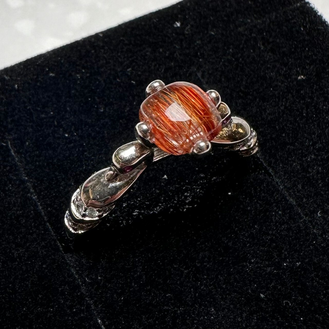 925銀戒指 髮晶戒指