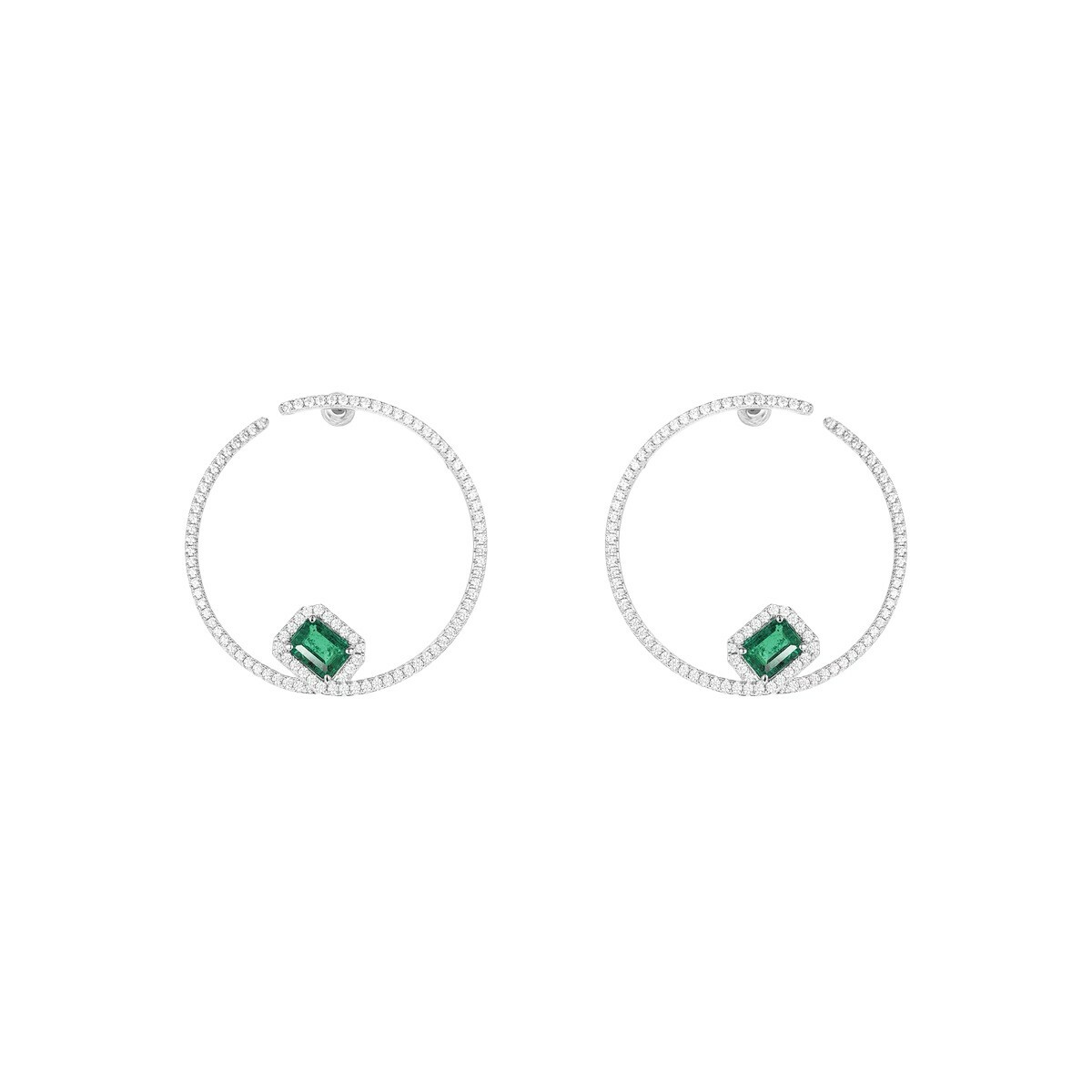 木佐綠復古圓 925銀耳環