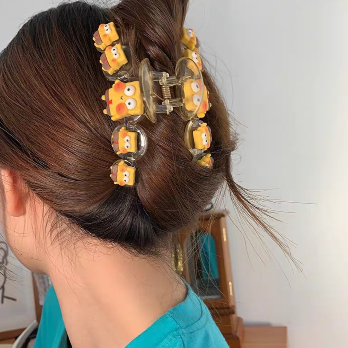 SpongeBob SquarePants + Patrick Star ~ Cute Cartoon Childlike Hair Claw