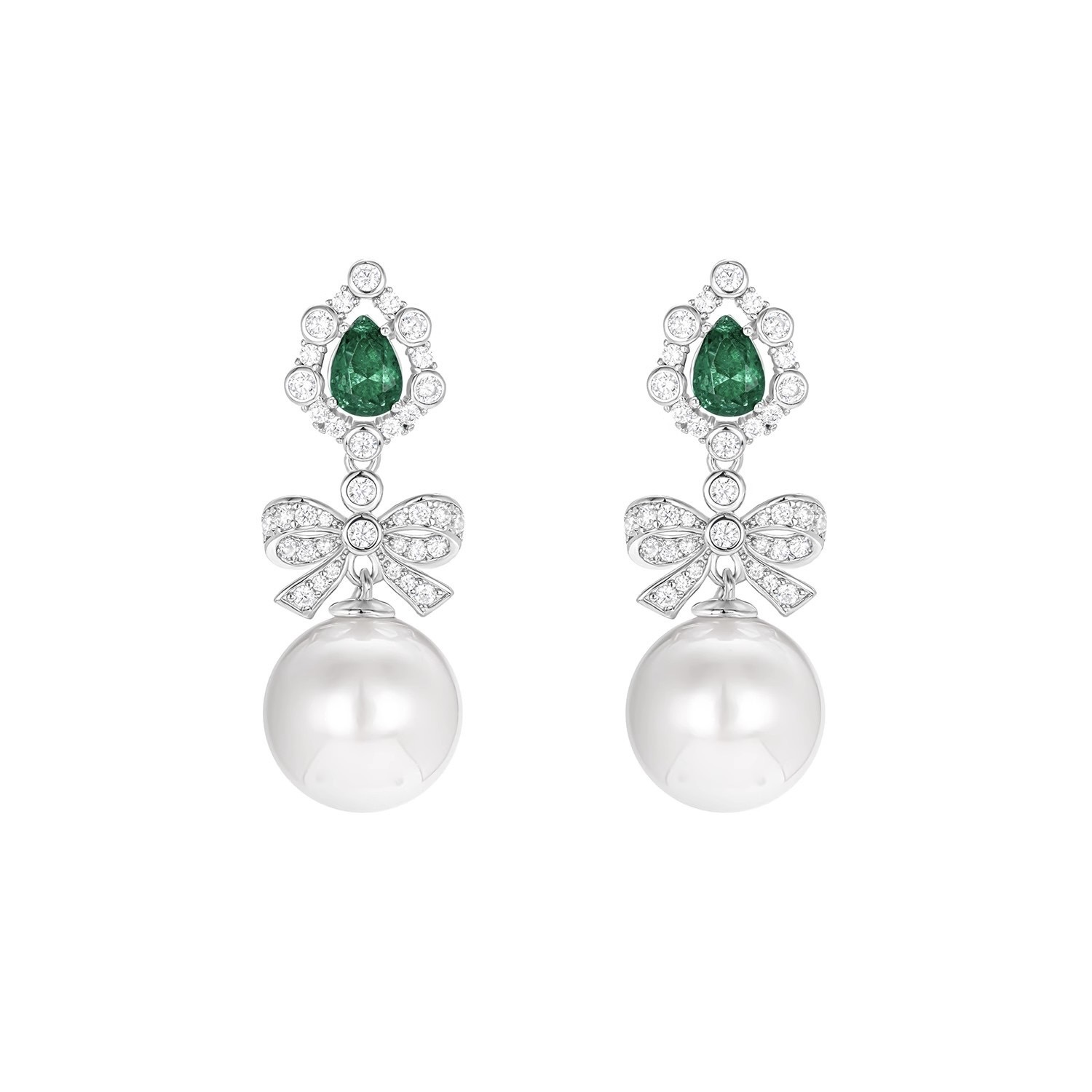 木佐水滴珍珠 925銀耳環