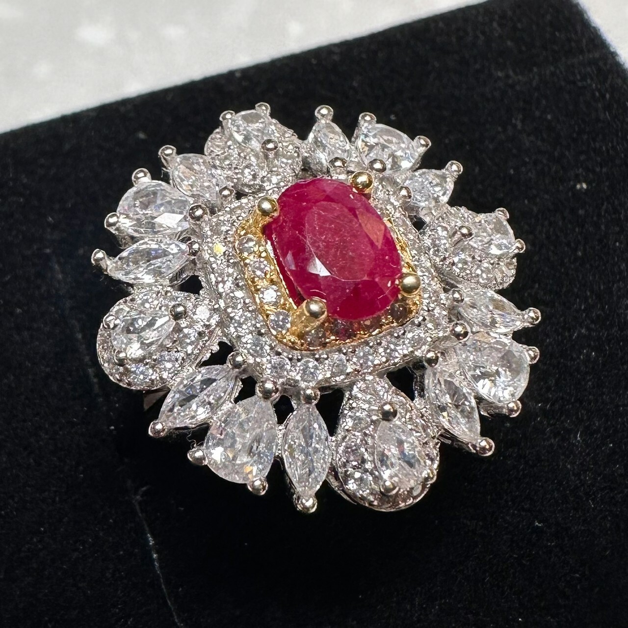 925銀戒指 紅寶石戒指