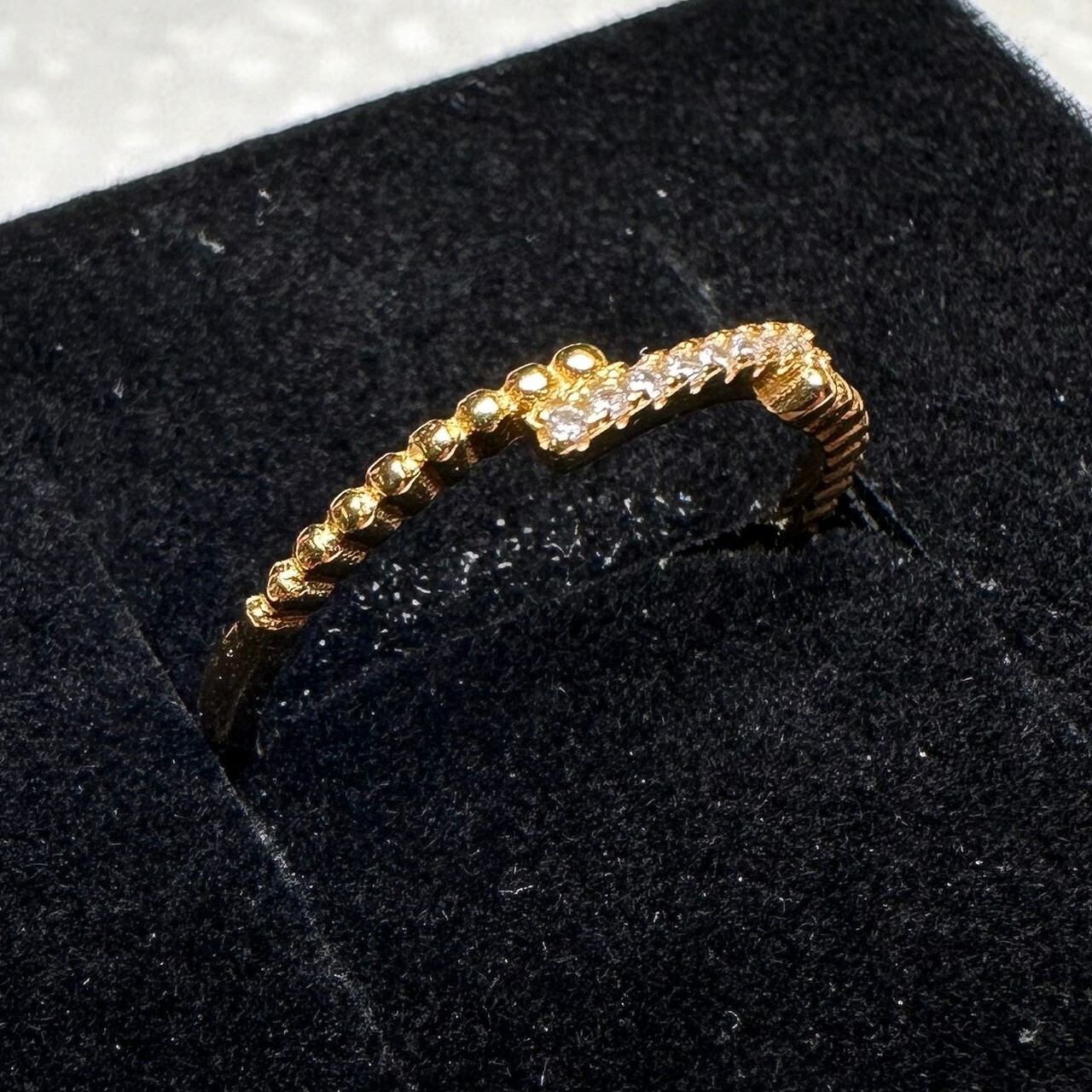 925銀戒指 锆石線戒