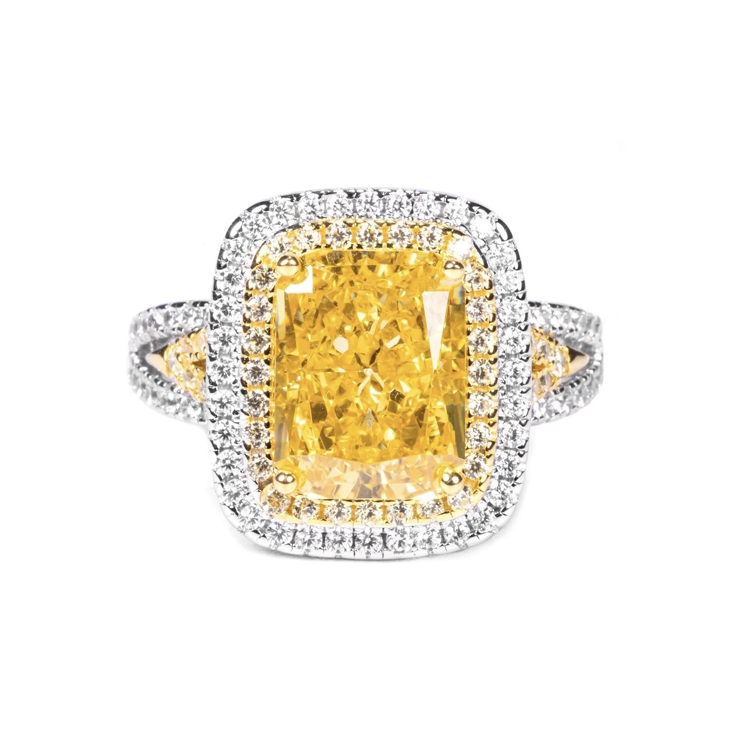 春華秋實黃 925銀戒指