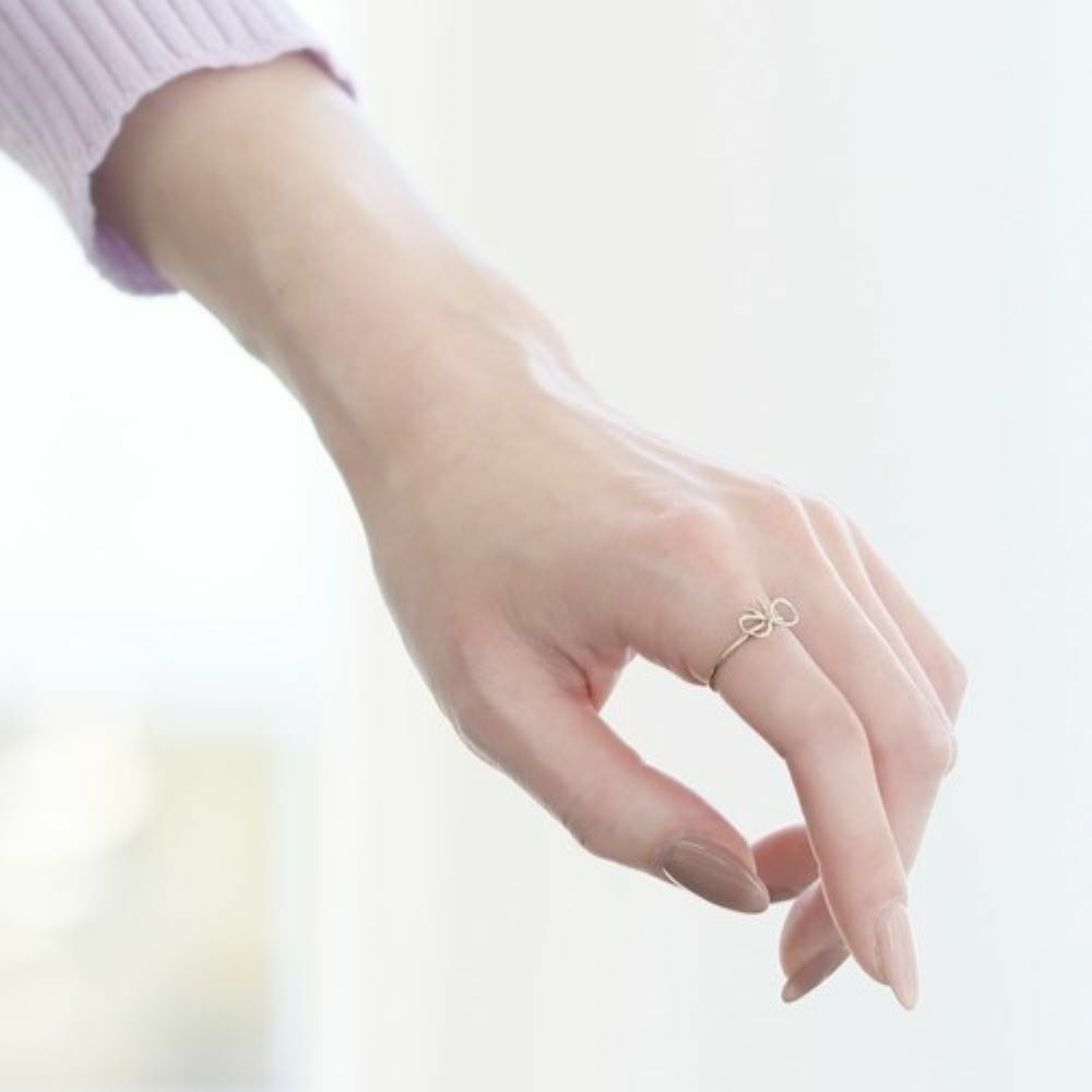 【me.luxe】K10蝴蝶結戒