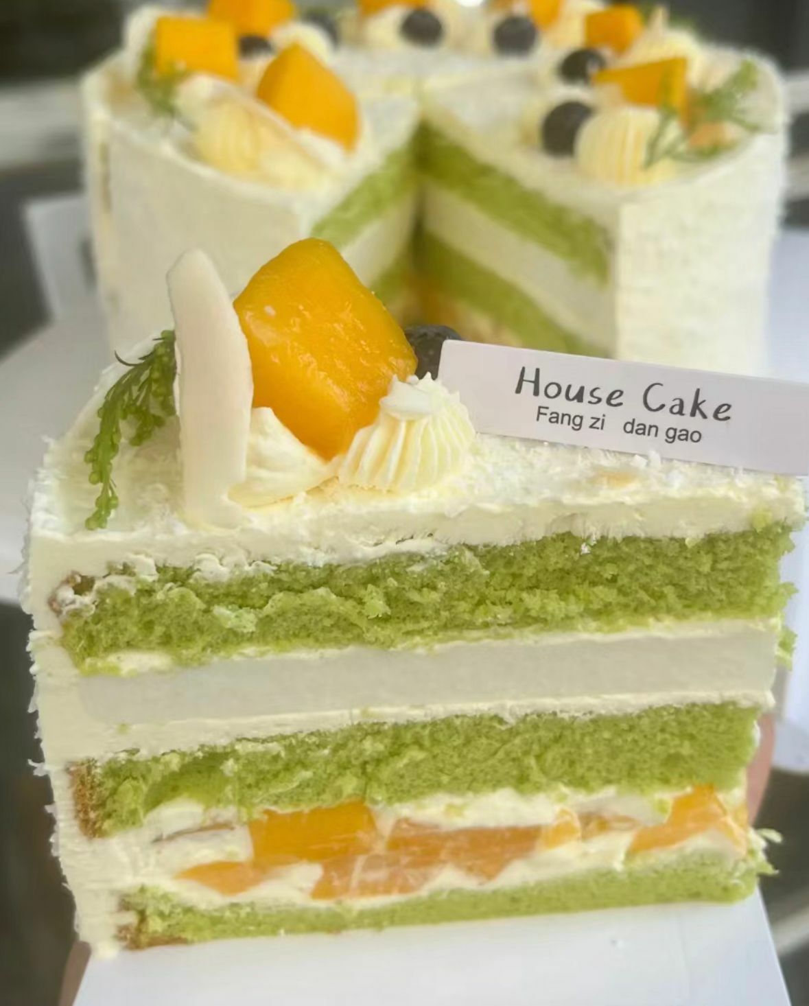 芒果椰奶凍蛋糕