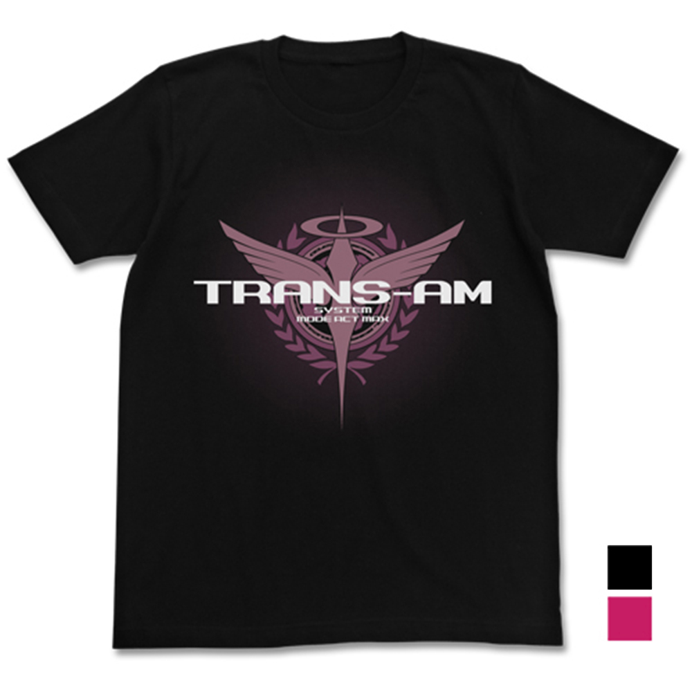 Cospa 0819 機動戦士ｶﾞﾝﾀﾞﾑ00 ﾄﾗﾝｻﾞﾑTｼｬﾂ ﾌﾞﾗｯｸ BLACK