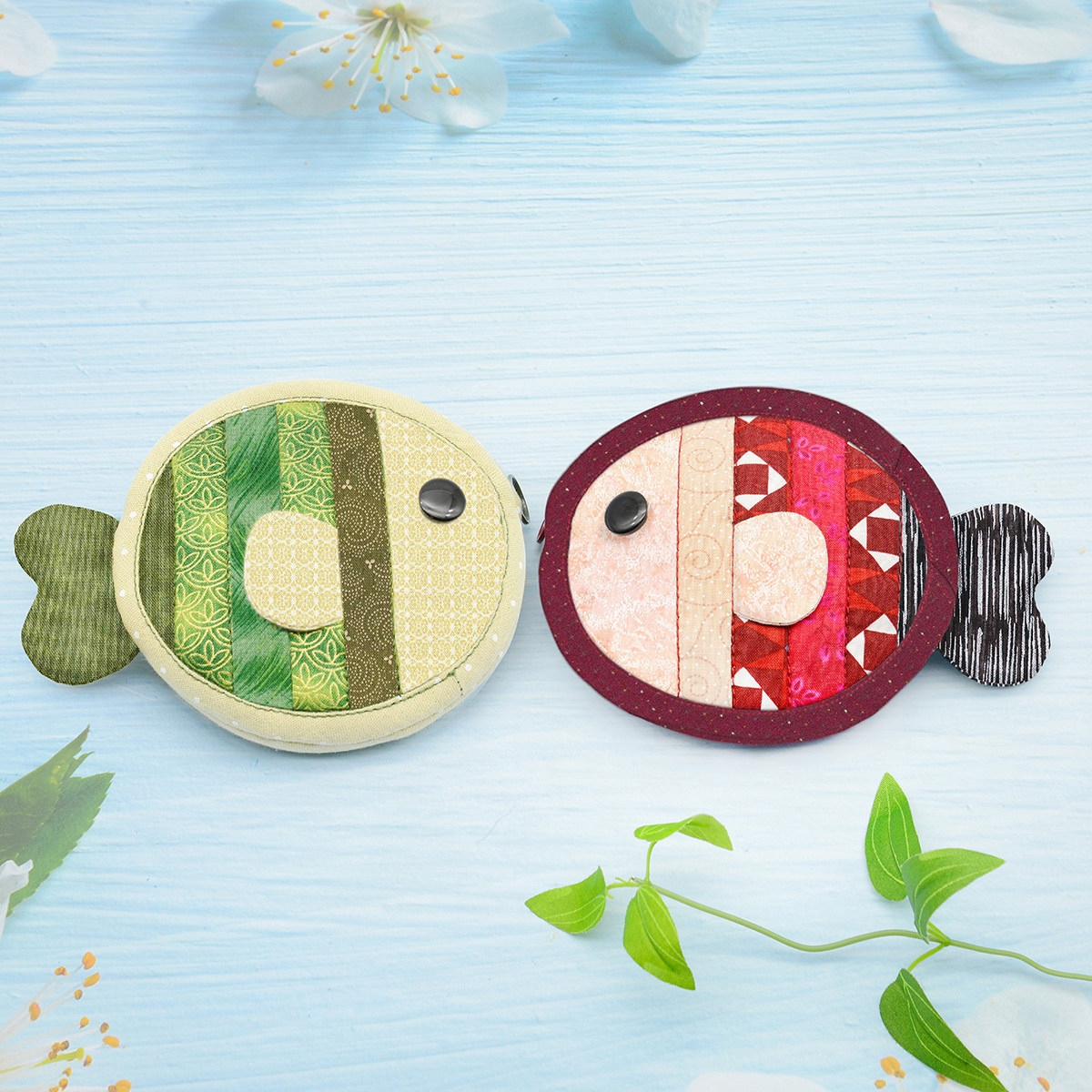 魚然自得零錢包(材料包)/個