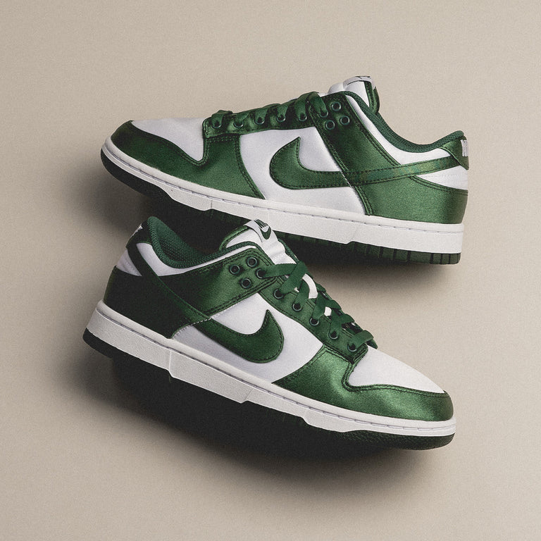 Nike Dunk Low Satin Green and White 絲綢復古綠