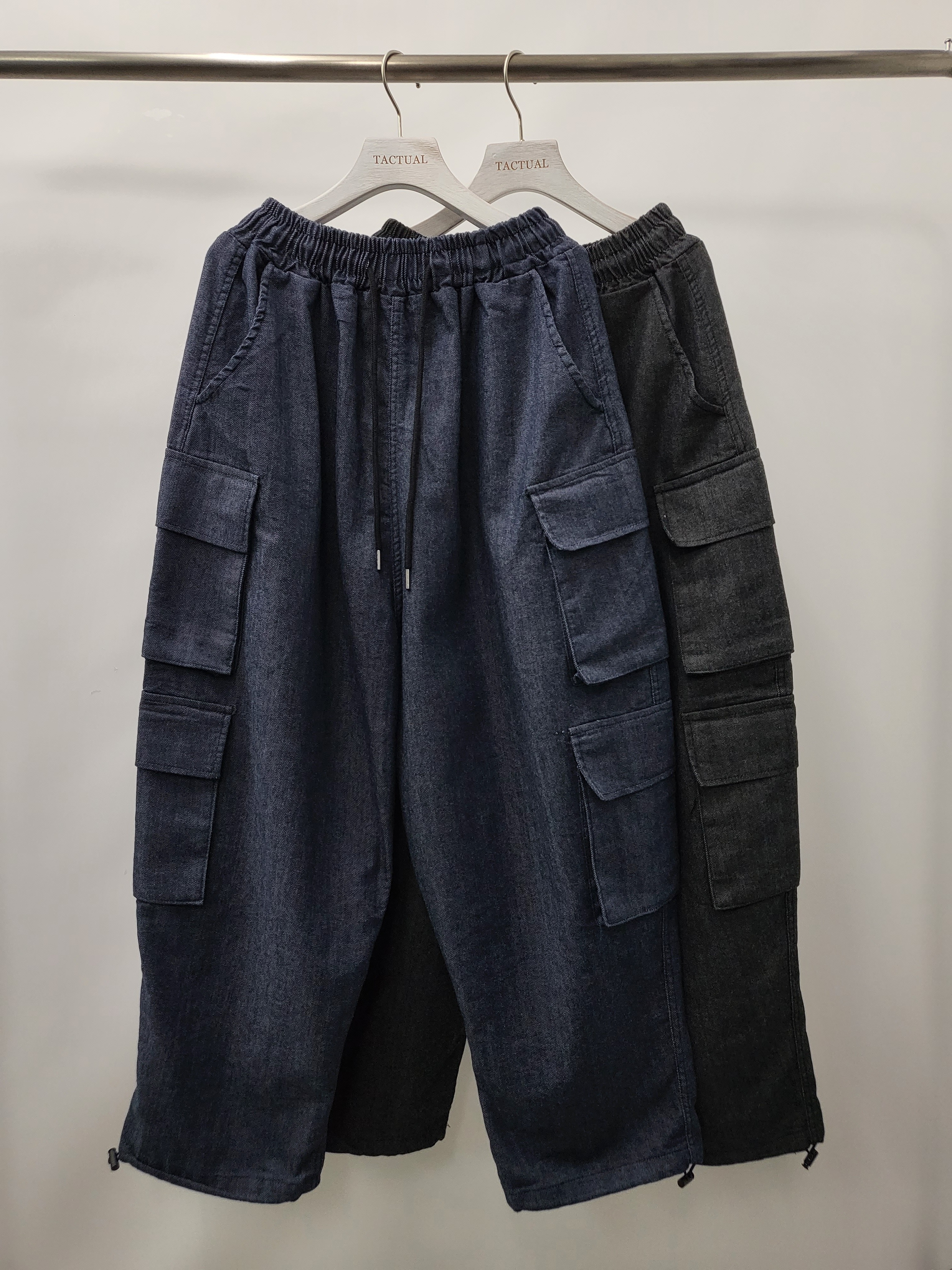 工裝鬆身牛仔褲 P2595