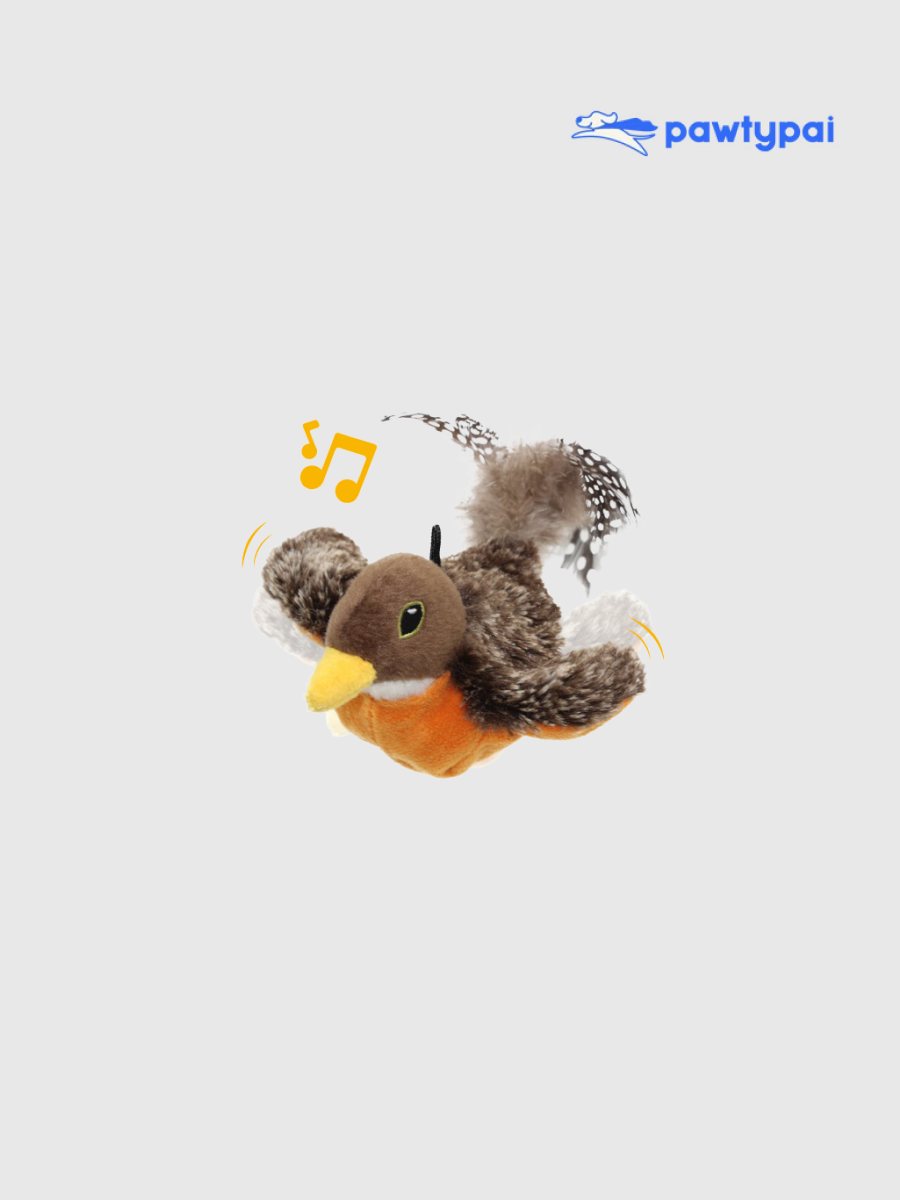 【Pet Future】自動逗貓拍拍羅賓鳥 Flappy Bird