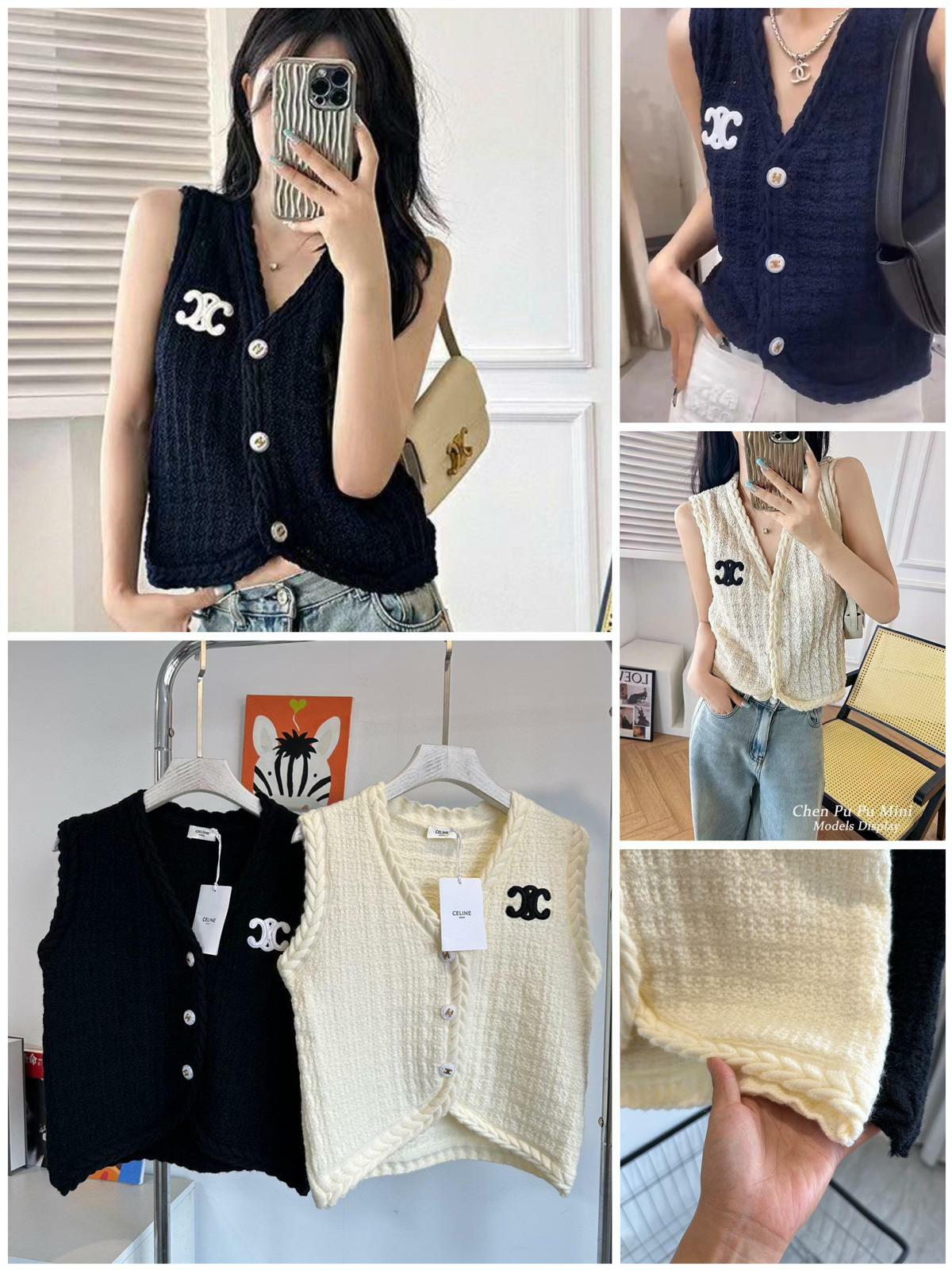 C家V領馬夾-23007385