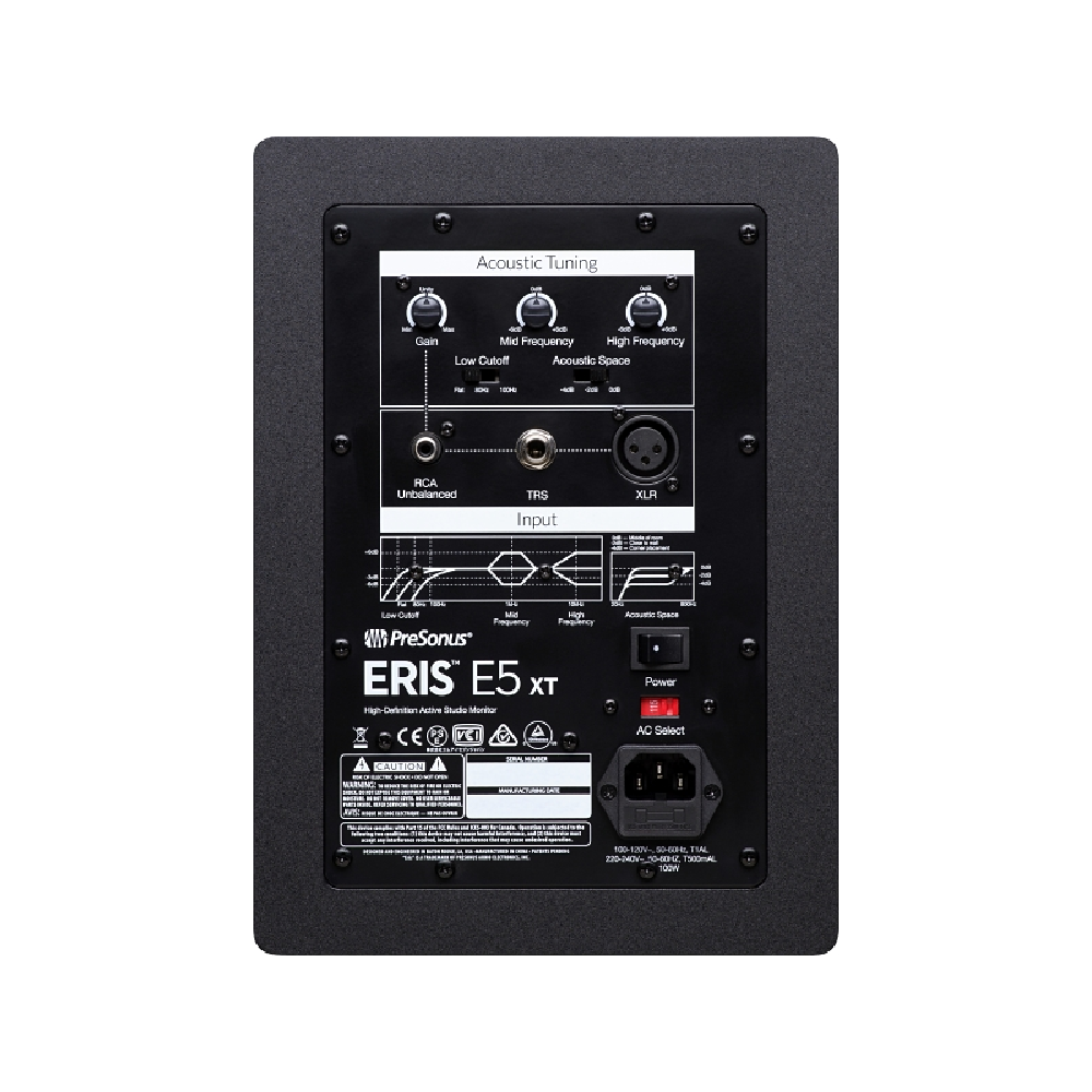 PreSonus PreSonus / Eris E5 XT 主動式錄音監聽喇叭(5吋,80W)(對) 第 4 張圖片｜三峽錄音 / 音響