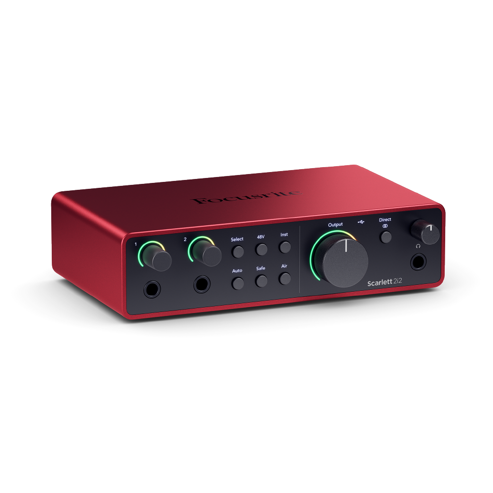 Focusrite Focusrite / Scarlett 2i2 USB錄音介面&套組(4代)(iOS可用)台灣代理公司貨 第 2 張圖片｜三峽錄音 / 音響