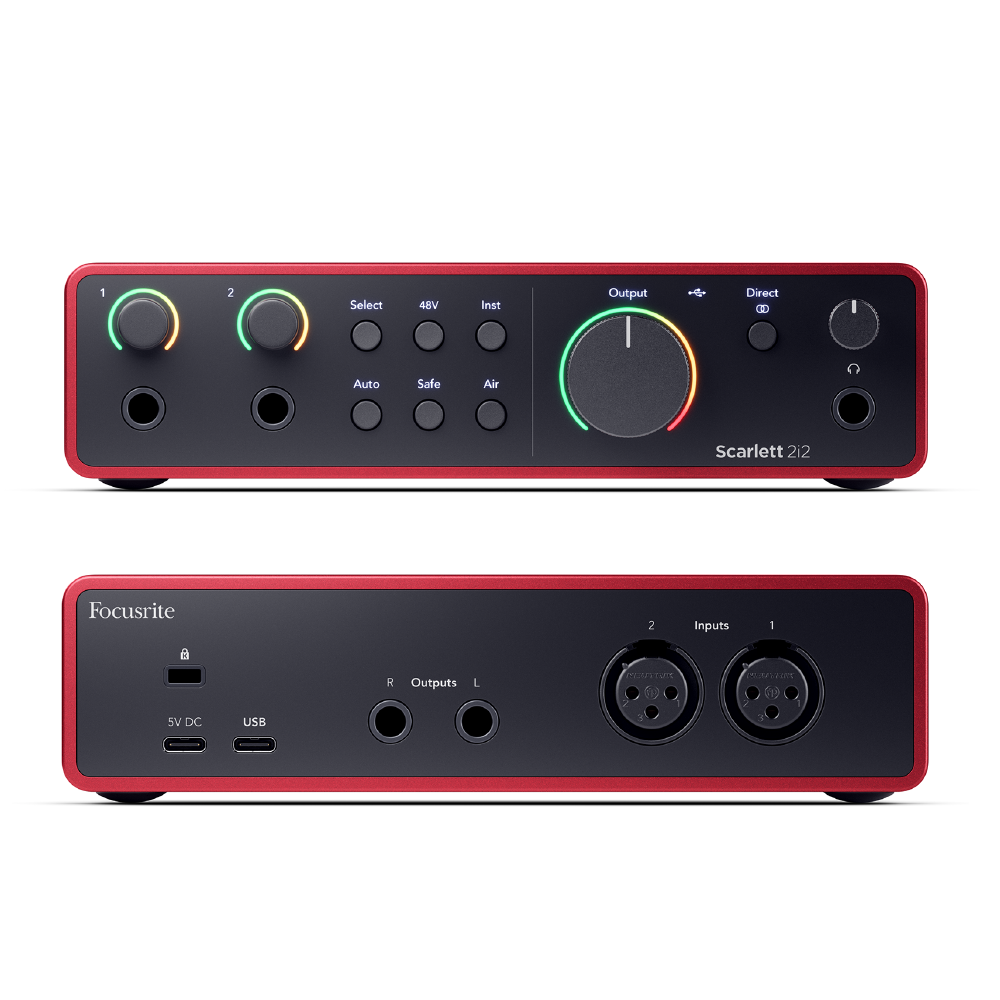 Focusrite Focusrite / Scarlett 2i2 USB錄音介面&套組(4代)(iOS可用)台灣代理公司貨 第 3 張圖片｜三峽錄音 / 音響